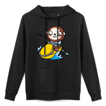 Bold Relaxed Fit Front Graphic Hoodies