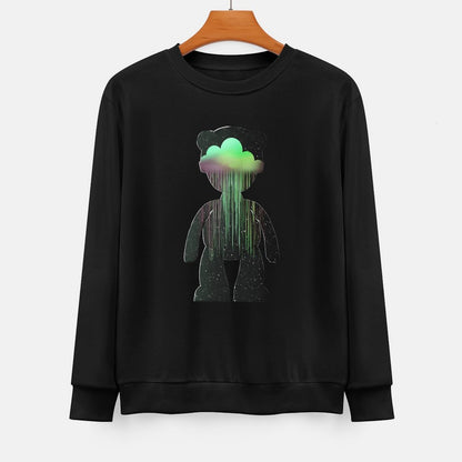 IPIB 250g Crew Neck Long Sleeve Sweatshirt Front GraphicCrew Neck Long Sleeve Sweatshirt6000136-3