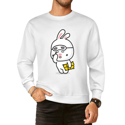 Front Patterned Long Sleeve TopCasual Classic Fit