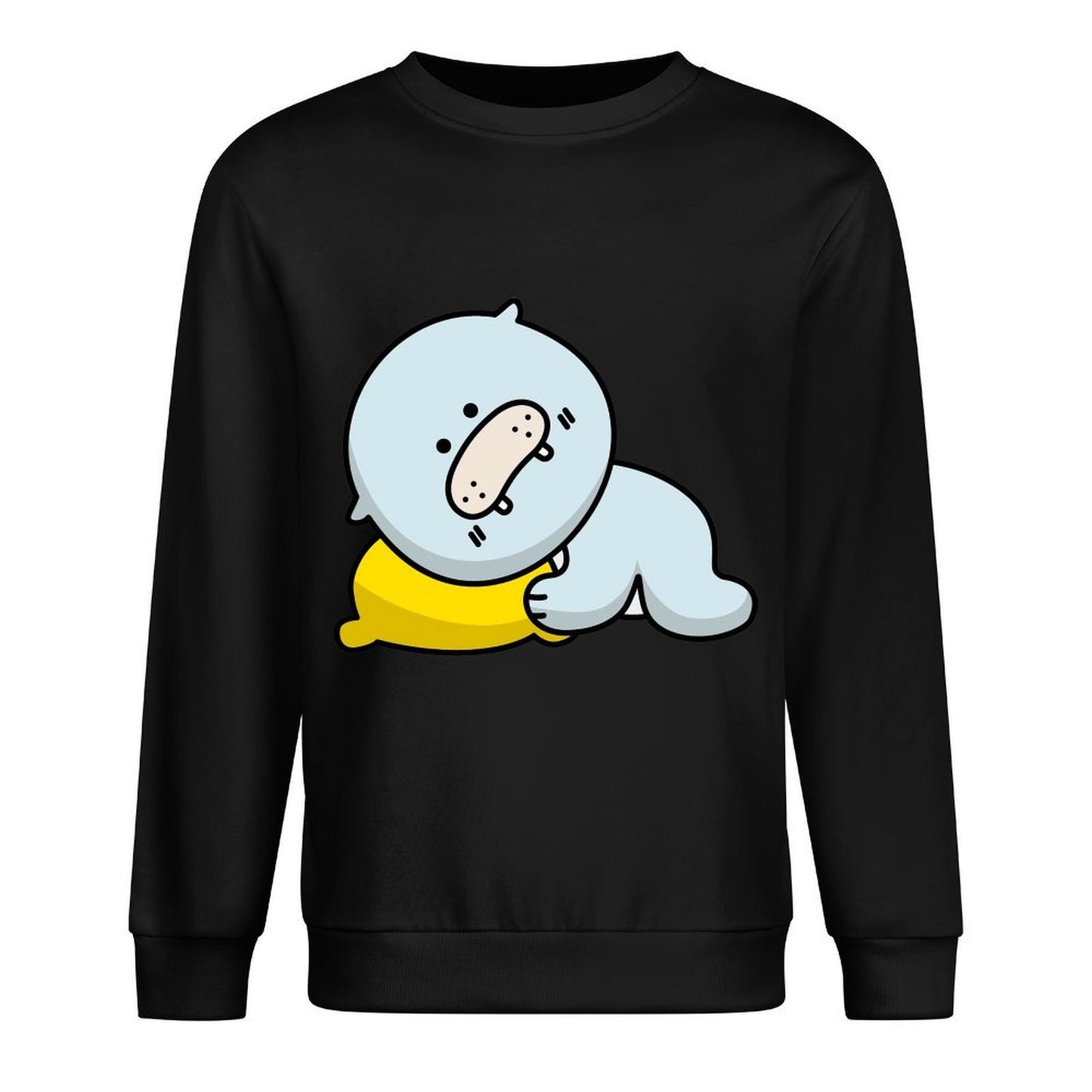 Front Patterned Long Sleeve TopWeekend Smooth Feel