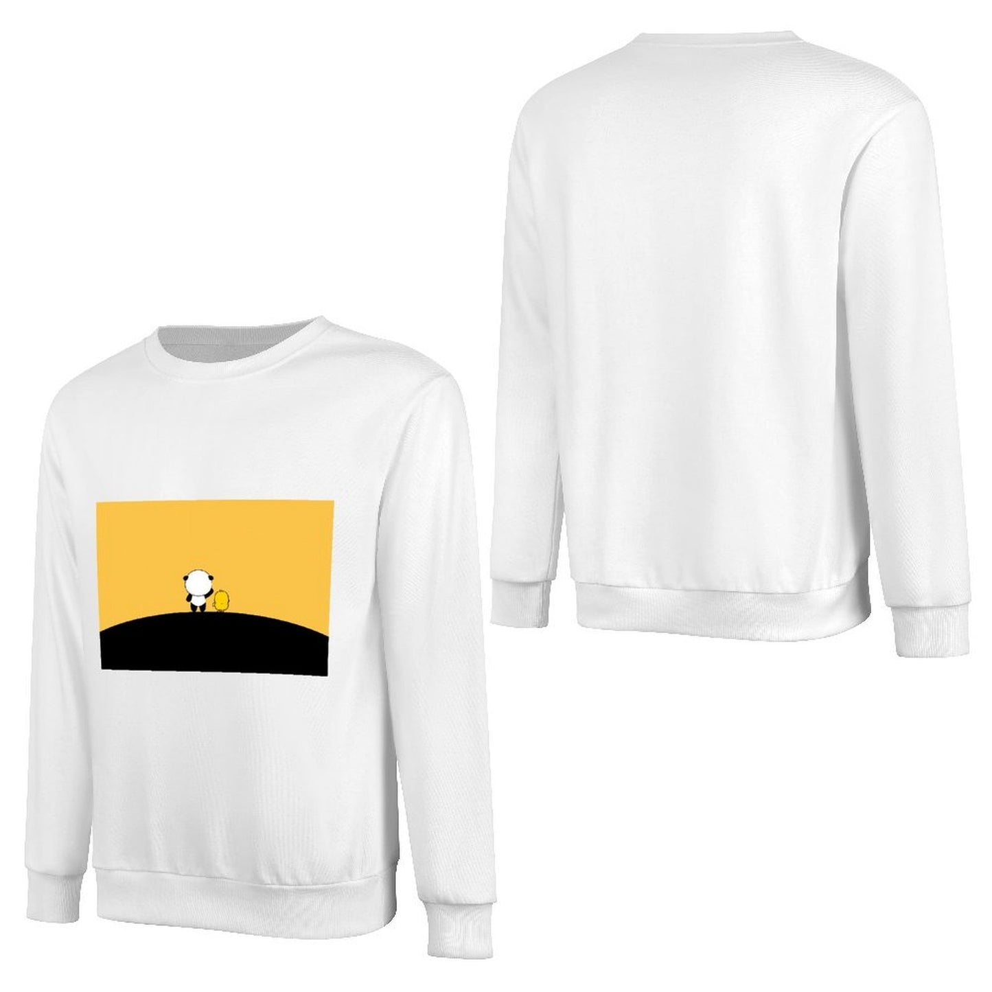 Front Patterned Long Sleeve TopSoftstyle EverydayFit