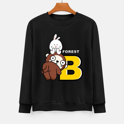  Front Patterned Long Sleeve TopEasyWear Softstyle