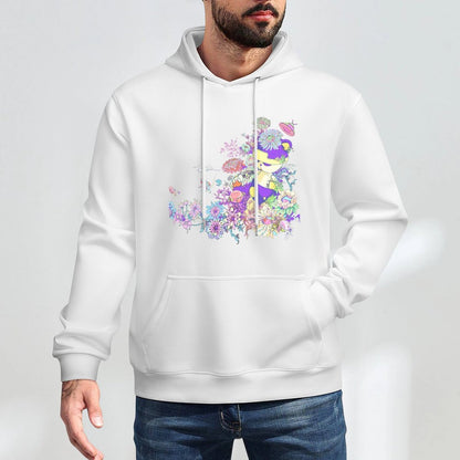 Hoodie Front PatternPocket Tee Crisp Print