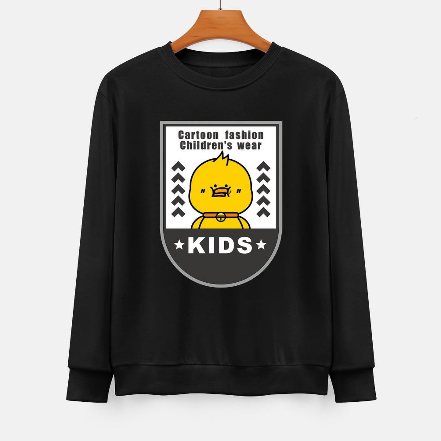 Front Patterned Long Sleeve TopEveryday Comfort