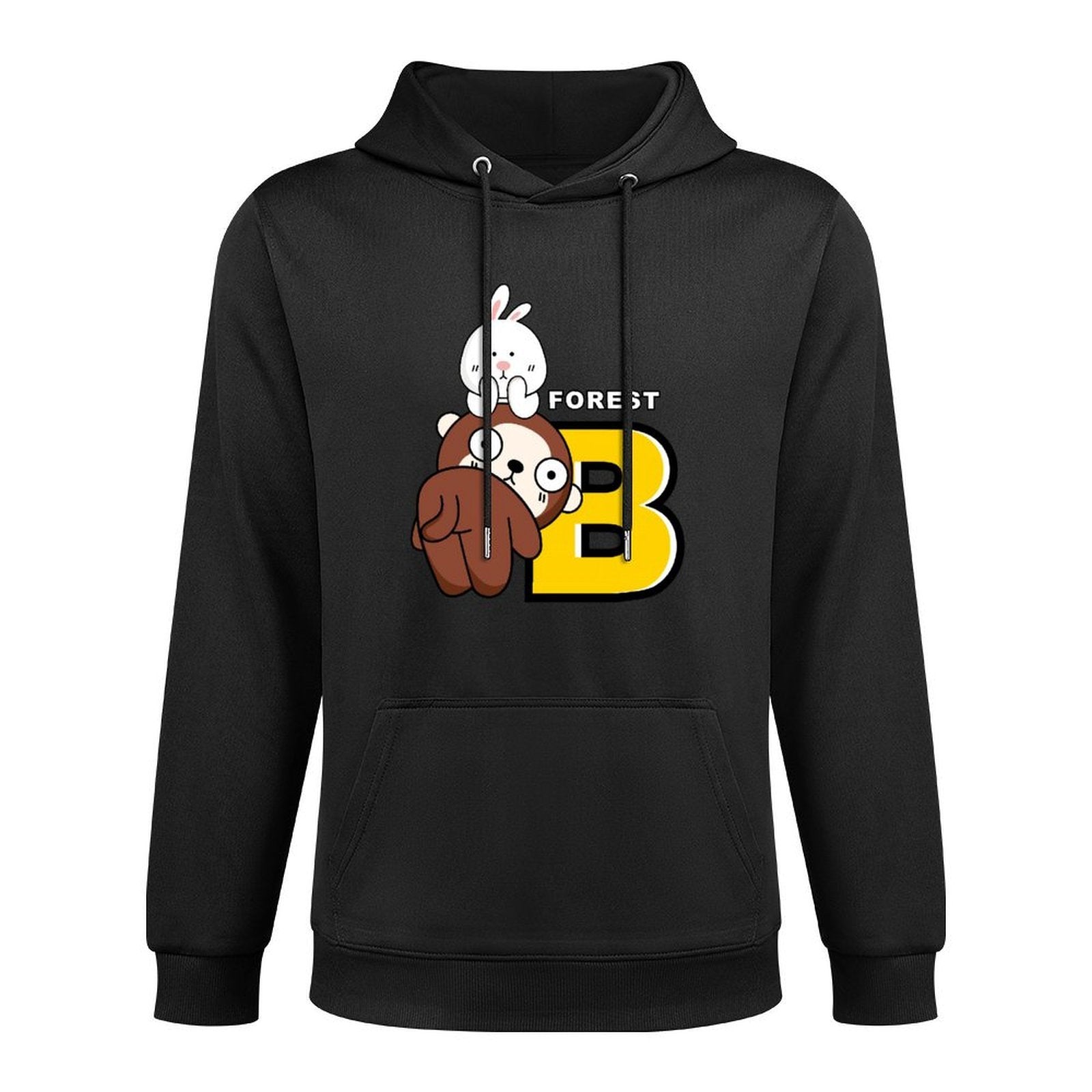 Double-Stitched Lifestyle Front Graphic Hoodies