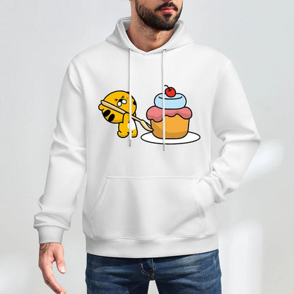 Solid SoftLine Front Graphic Hoodies