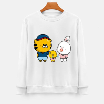 Front Patterned Long Sleeve Top100% Cotton ComfortLine