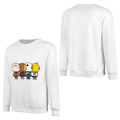 Front Patterned Long Sleeve TopDaily Reliable