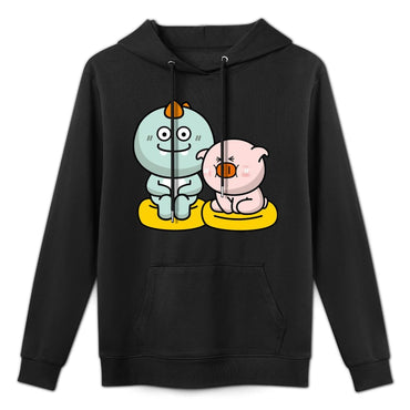 Breathable Sport Front Graphic Hoodies