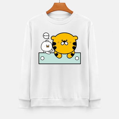 Front Patterned Long Sleeve TopSoft Eco-Conscious