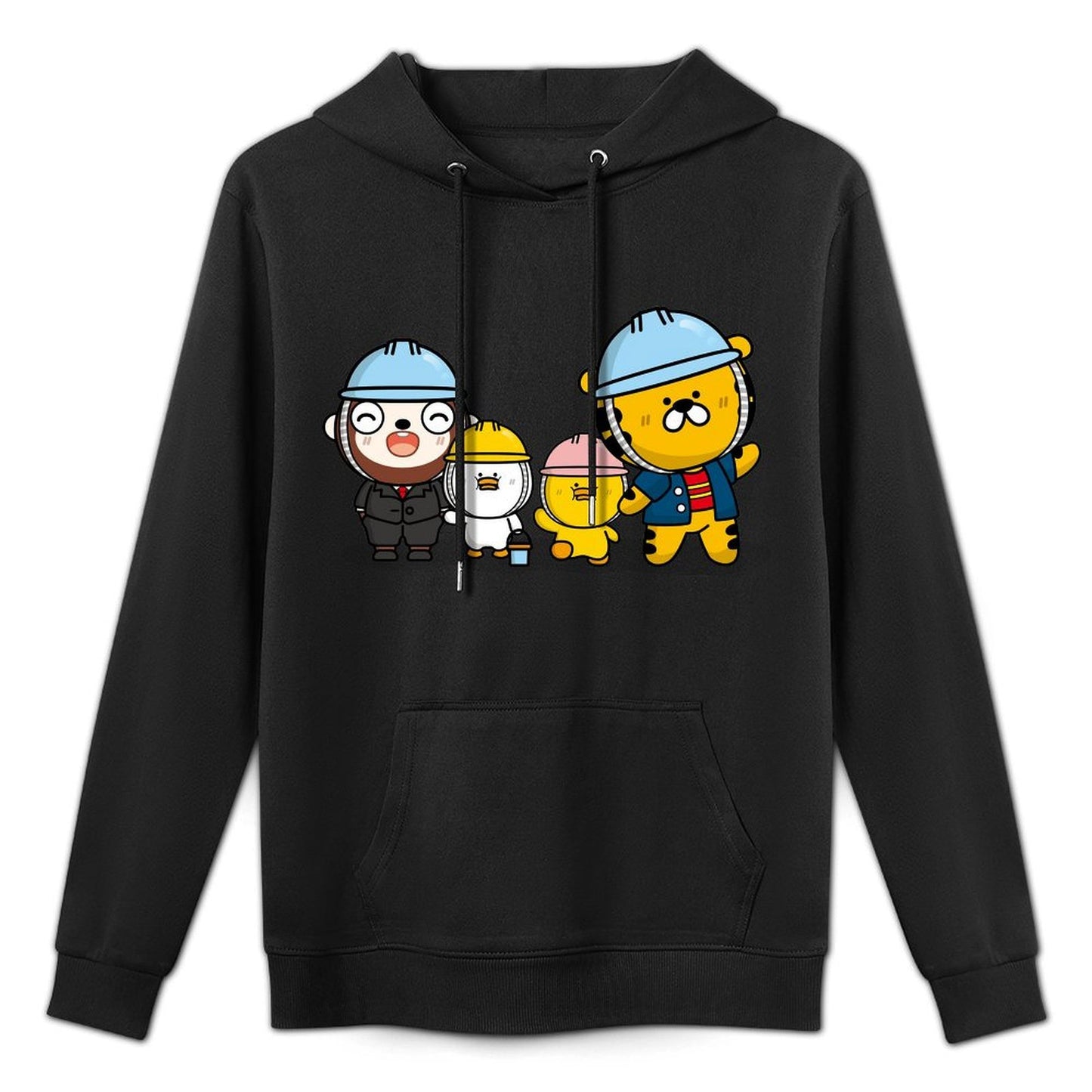 Vintage ClassicFit Front Graphic Hoodies