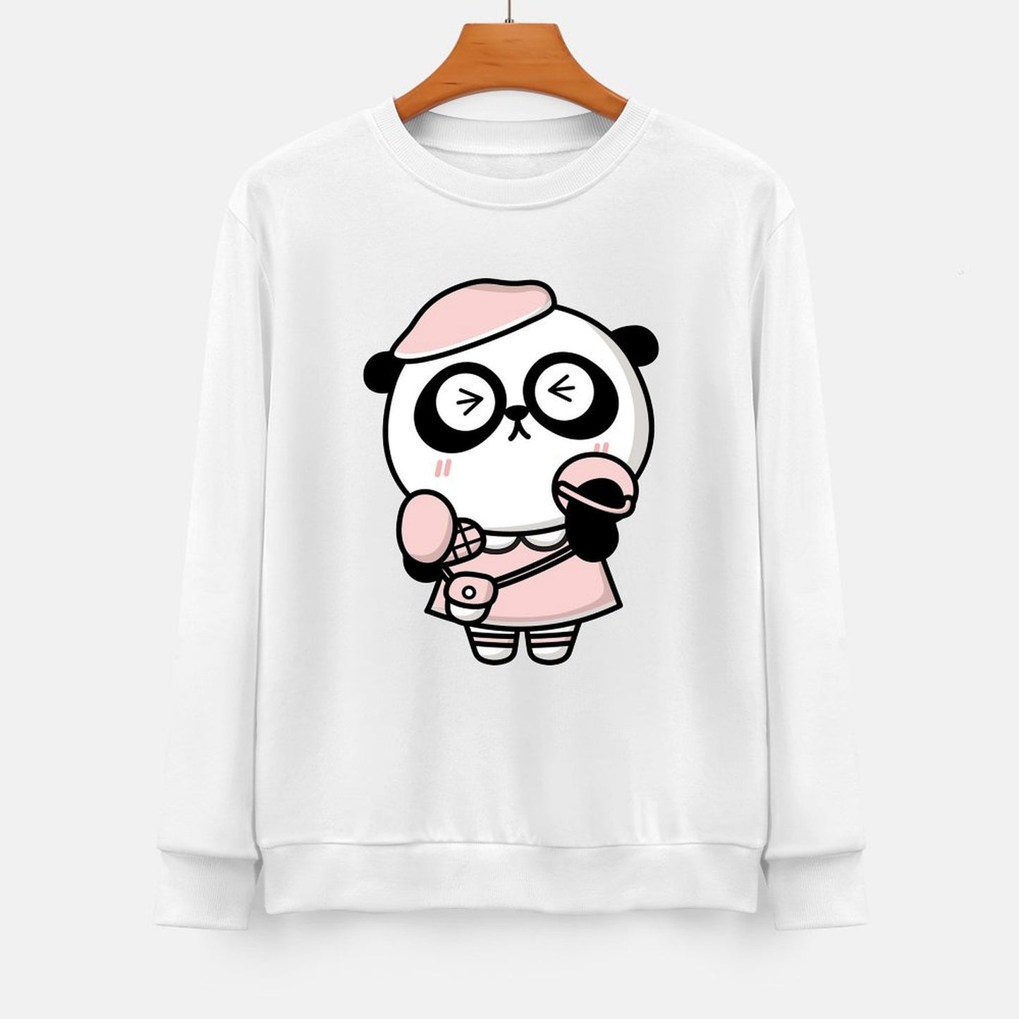 Front Patterned Long Sleeve TopEverydayWear TimelessComfort