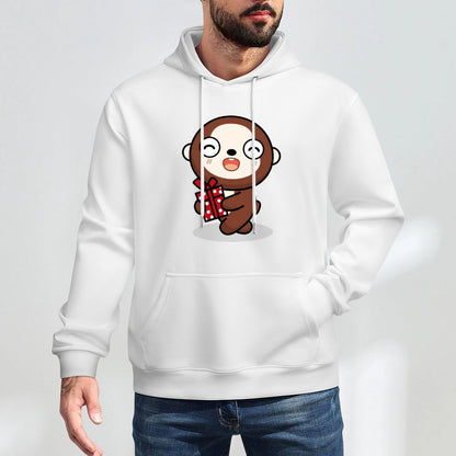 Easy-Care Minimal Front Graphic Hoodies