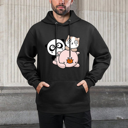 Front Graphic HoodiesClassic Tear-Resistant