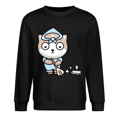 Front Patterned Long Sleeve TopEasy-Care PureStyle