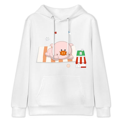 Sharp Simple Front Graphic Hoodies