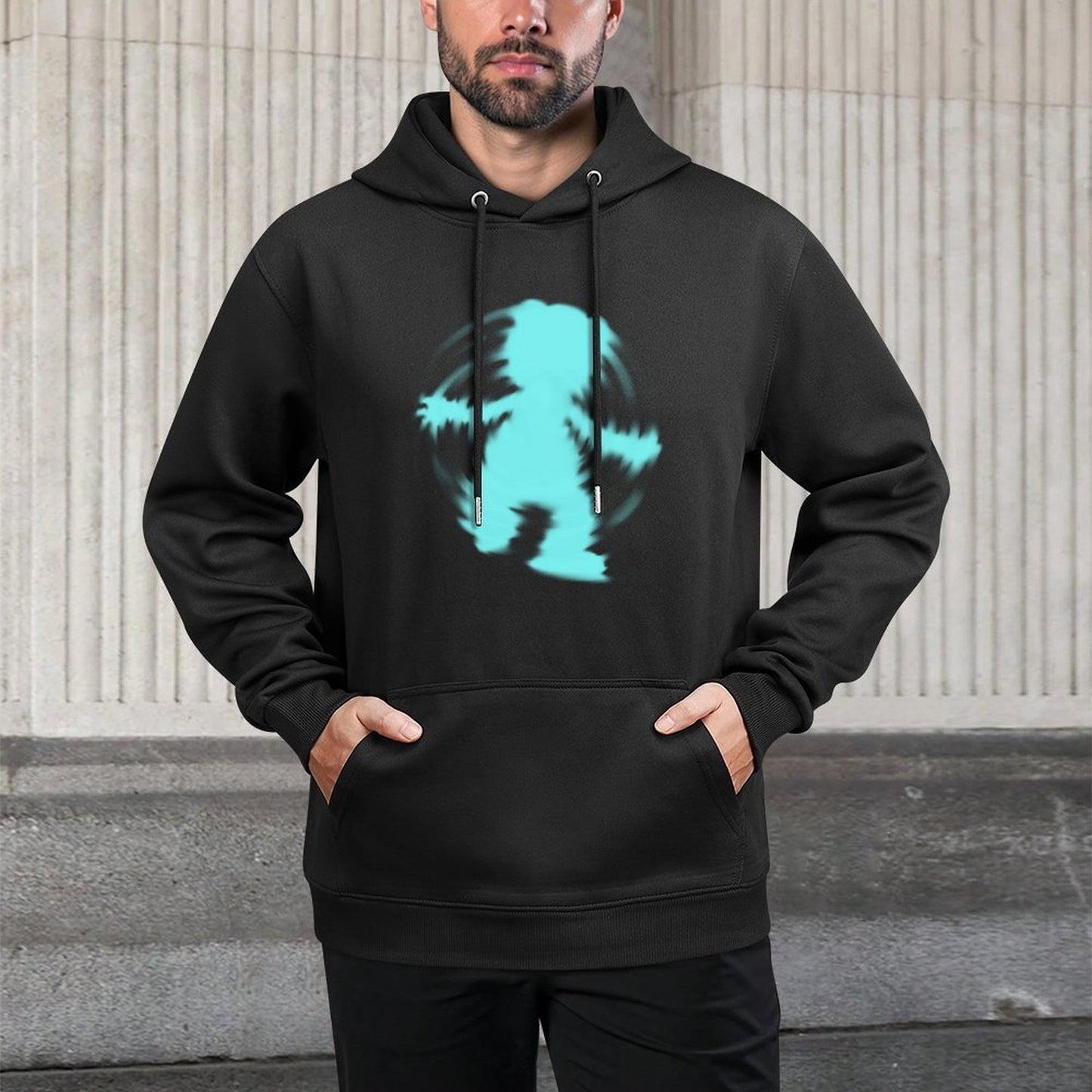 Hoodie Front PatternSharp Tear-Resistant