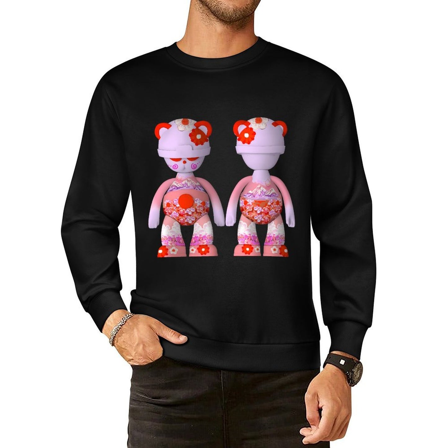 IPIB 250g Crew Neck Long Sleeve Sweatshirt Front GraphicCrew Neck Long Sleeve Sweatshirt6000080-2