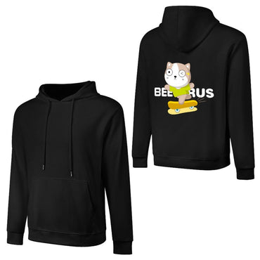 Inkmay Beerus Hoodie 250g crew neck  HoodieSoftLine Eco-ConsciousHoodie