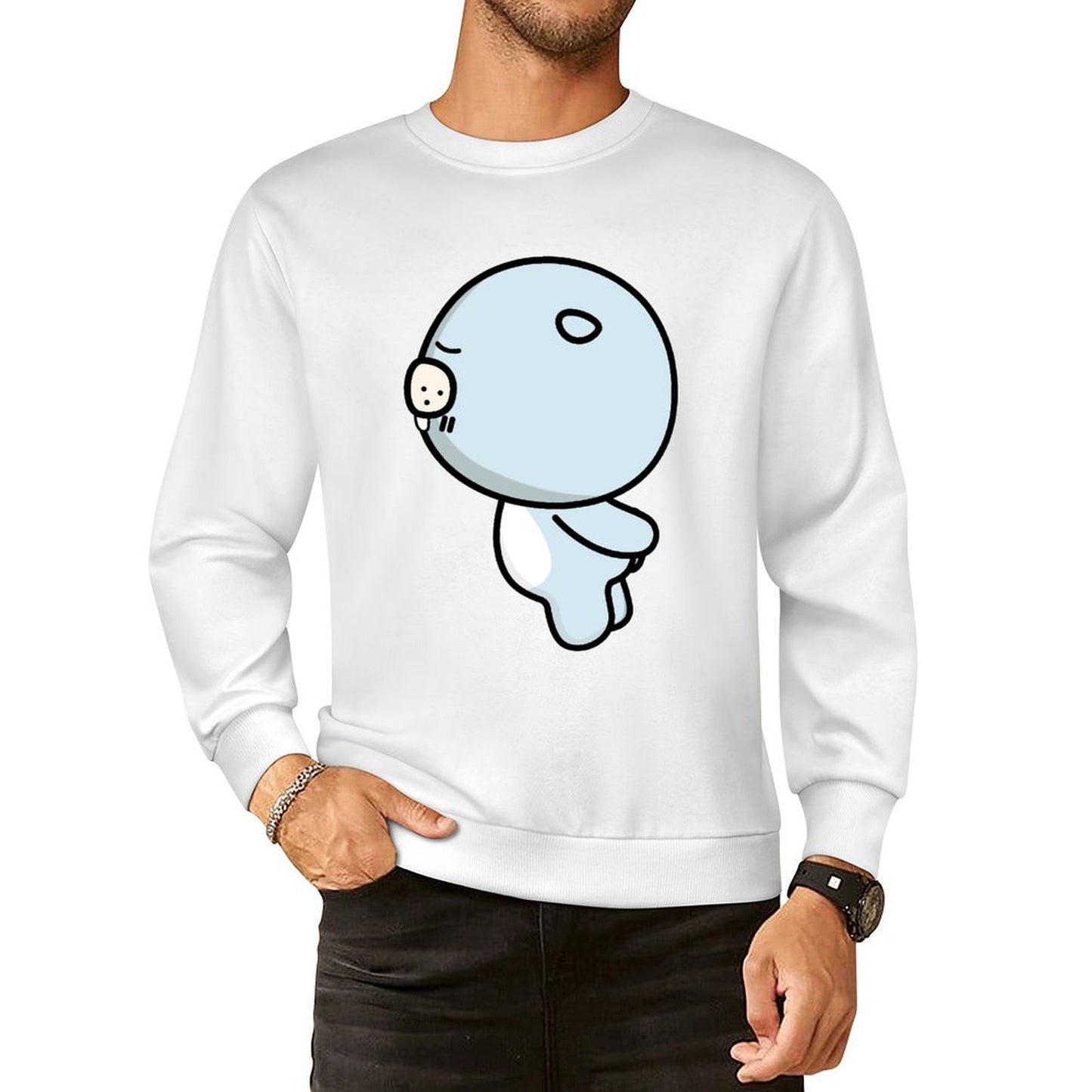 Front Patterned Long Sleeve TopStreetLine TrueFit