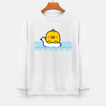 Front Patterned Long Sleeve TopSmooth ClassicFit