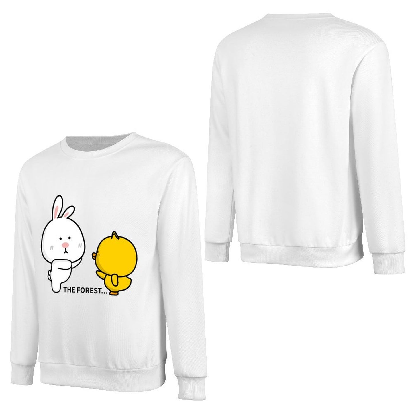 Front Patterned Long Sleeve TopSeries 100% Cotton