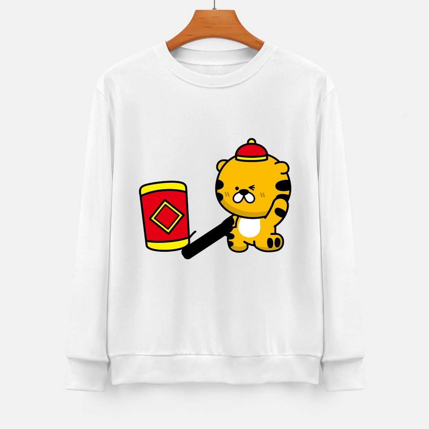 Front Patterned Long Sleeve TopChill Clean Edges