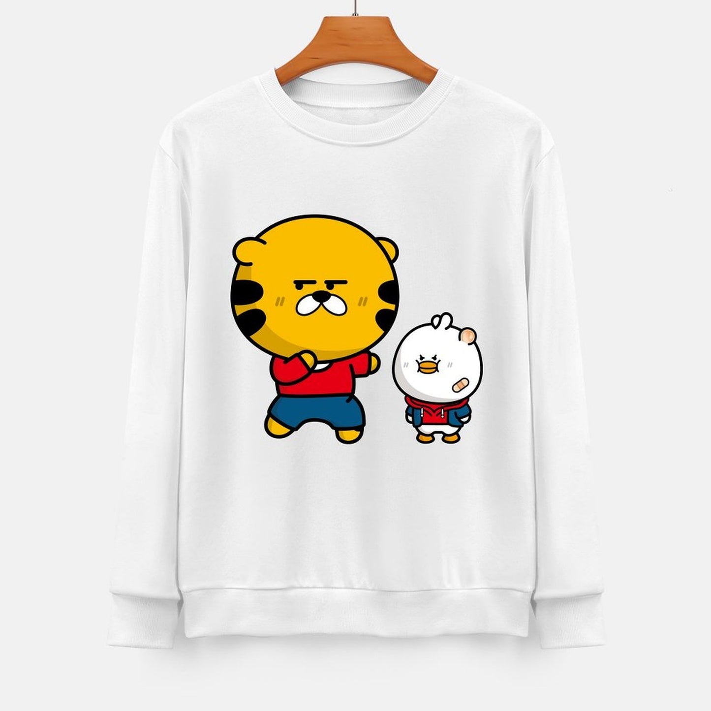 Front Patterned Long Sleeve TopHigh-Quality Chill