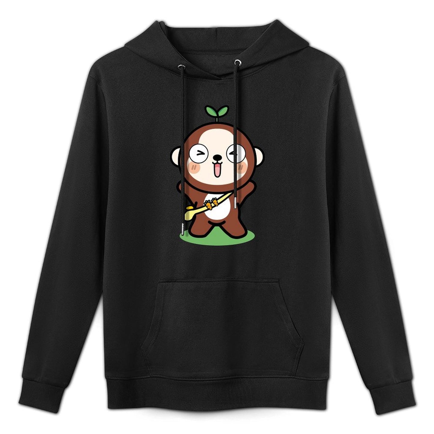 Smooth Slim Fit Front Graphic Hoodies