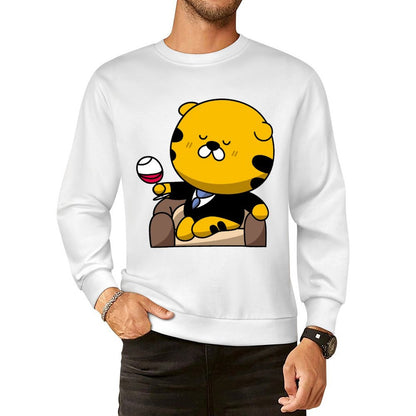 Front Patterned Long Sleeve TopNeat TrueStyle