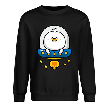 Front Patterned Long Sleeve TopCrew Neck Essential