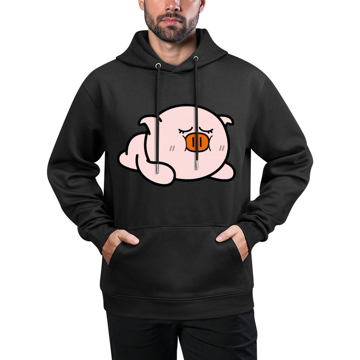 Smooth Feel RelaxFit Front Graphic Hoodies