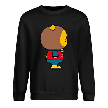 Front Patterned Long Sleeve TopModernFit Heavyweight