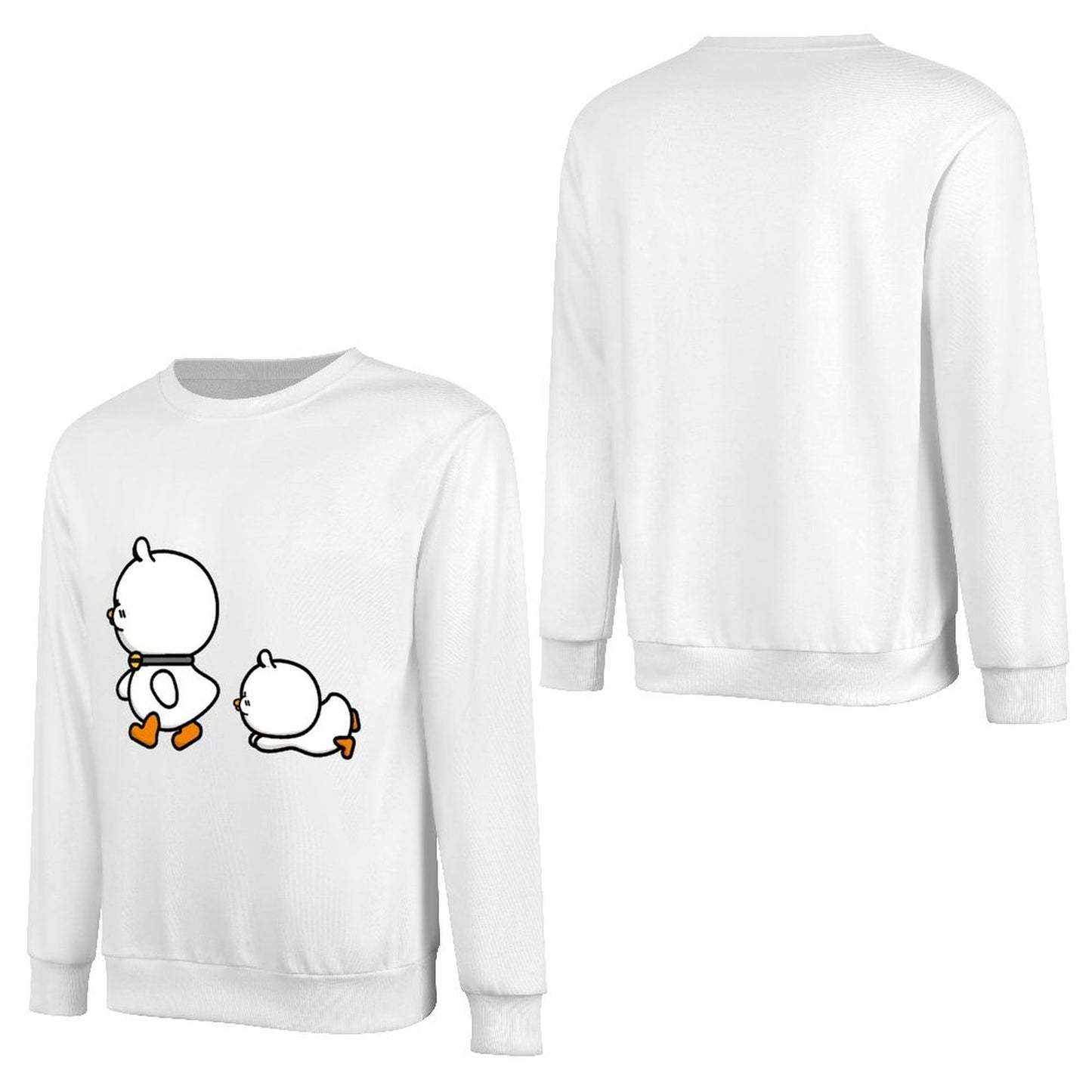 Front Patterned Long Sleeve TopSoft Sleek