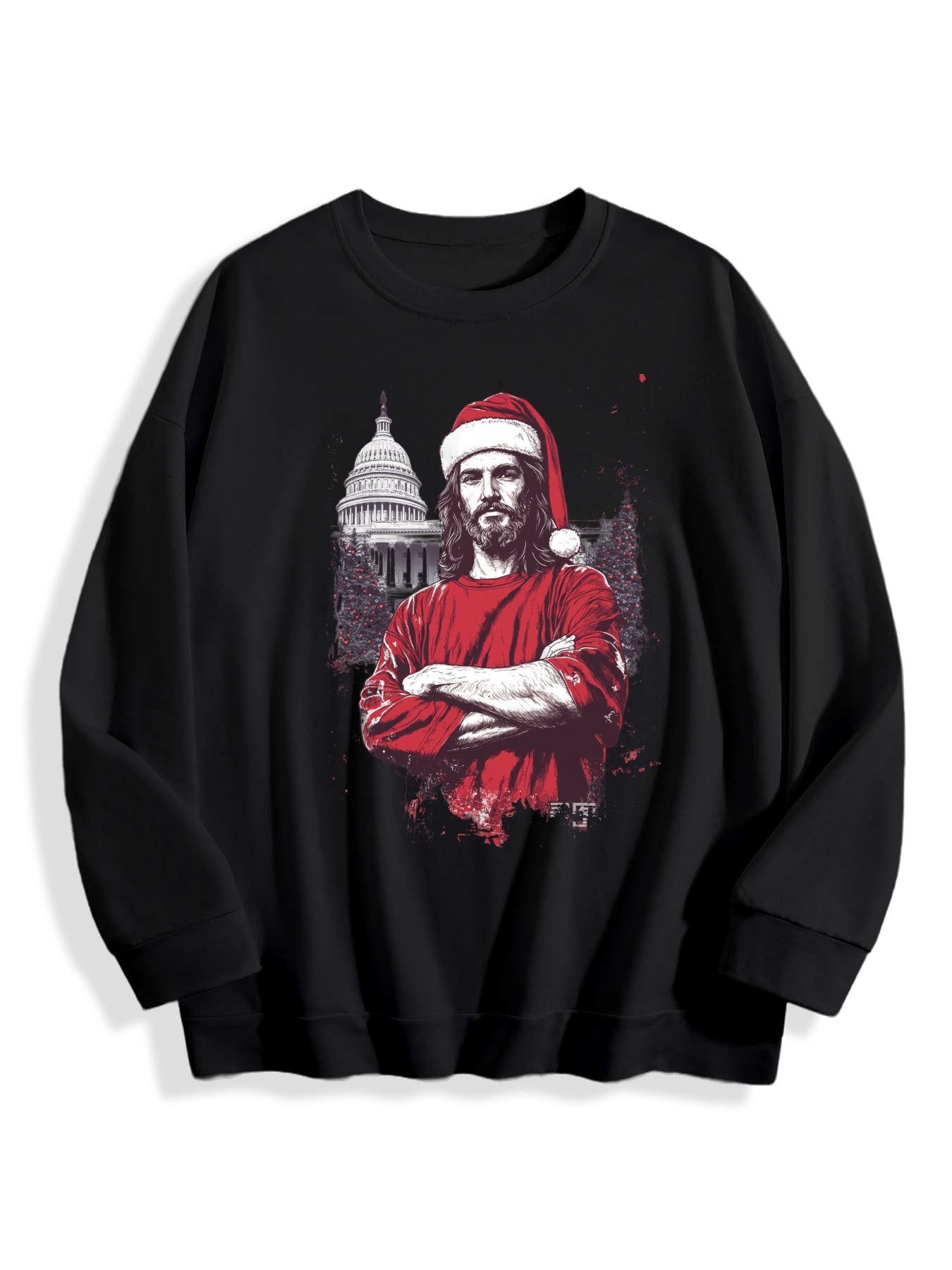 Customized Christmas-themed hoodies Jesus