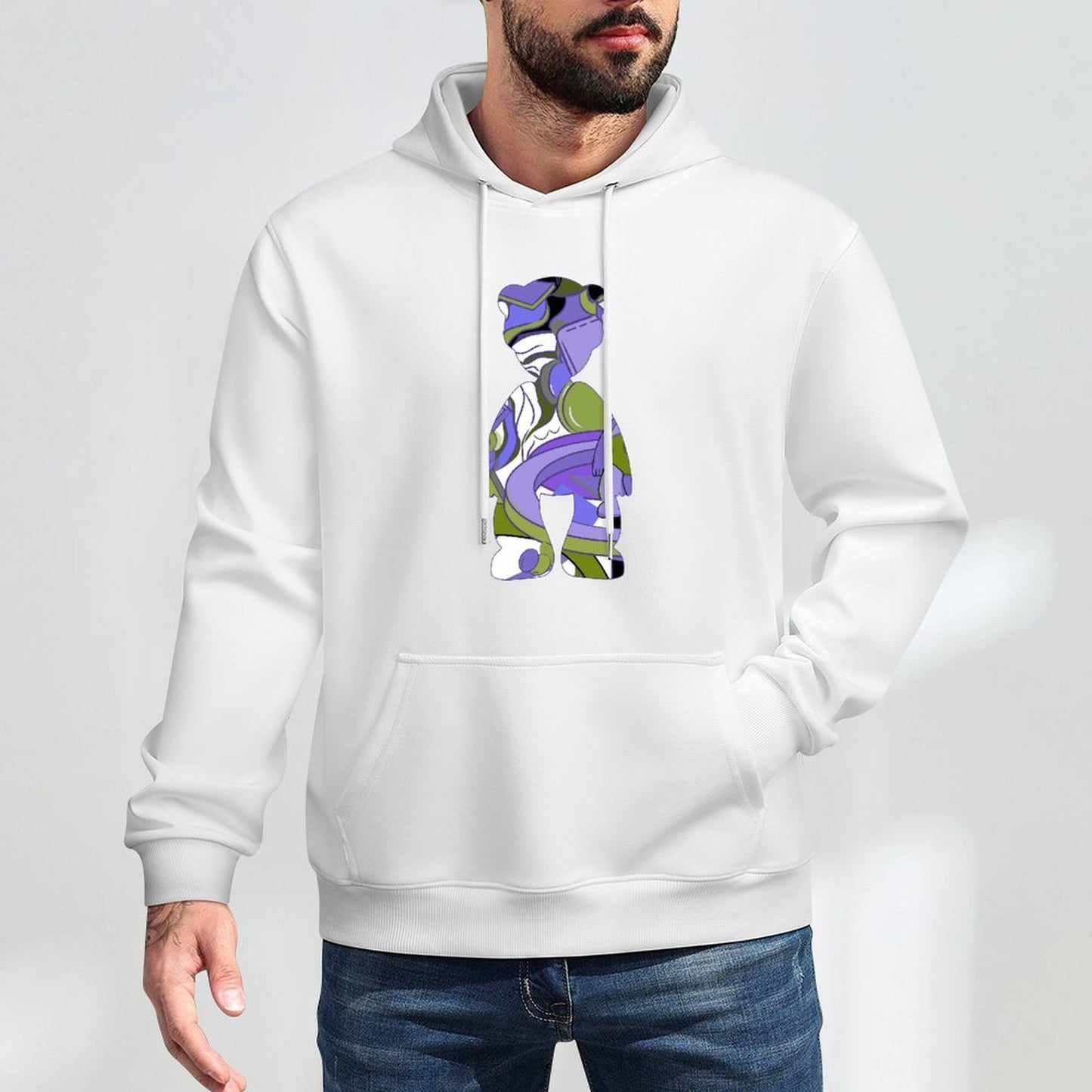 Hoodie Front PatternPureStyle Batch-Printed