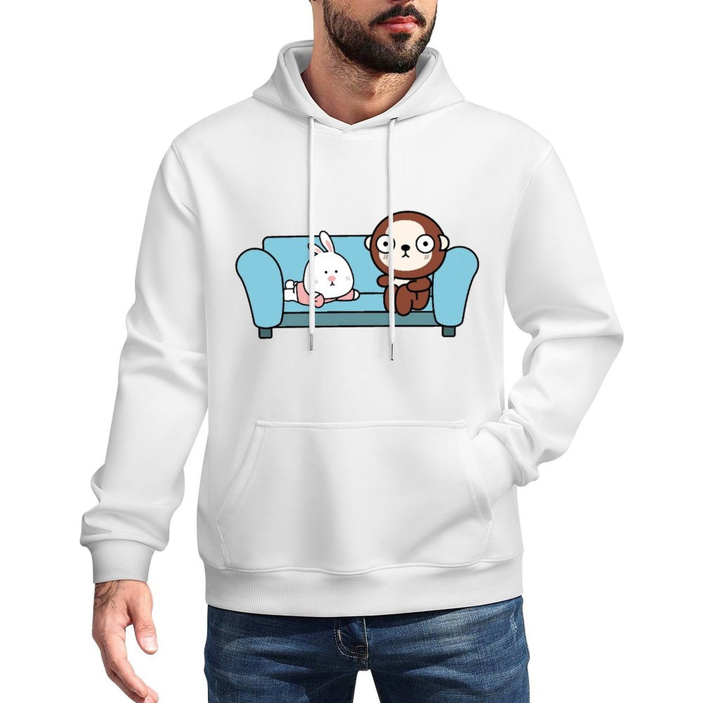 IPBR 250g Hooded Pocket Sweatshirt Front GraphicMen's Hooded  Sweatshirt4000854