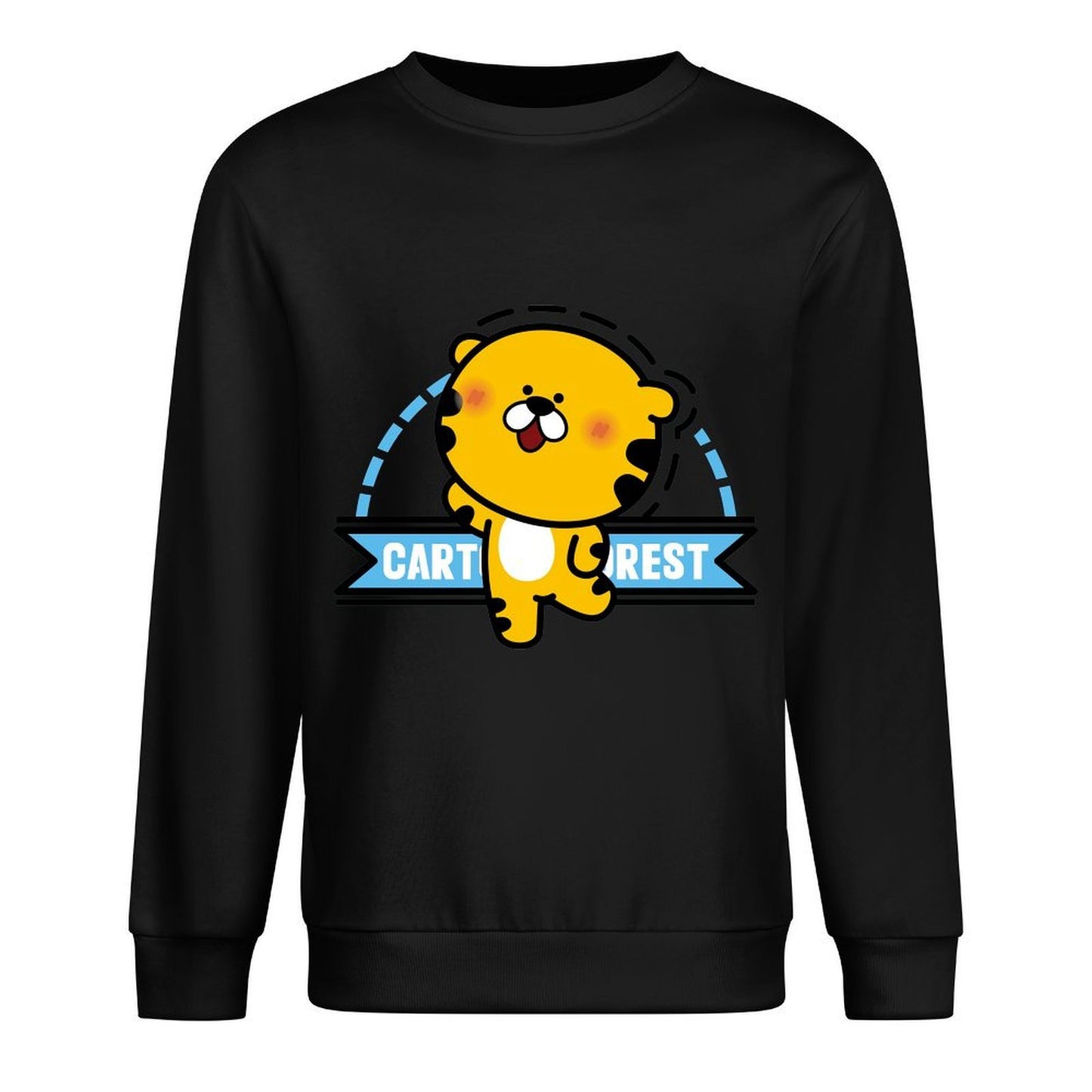 Front Patterned Long Sleeve TopPocket Tee Cotton