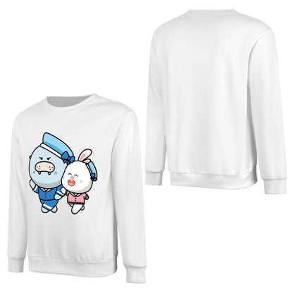 Front Patterned Long Sleeve Top RelaxFit Wrinkle-Free