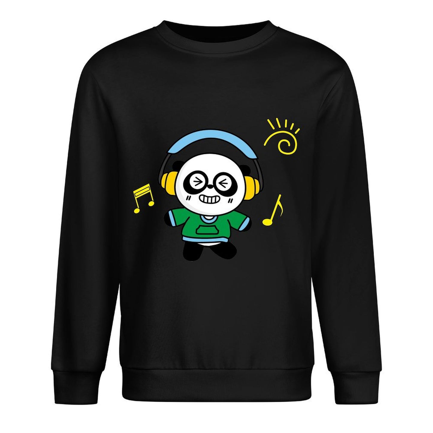 Front Patterned Long Sleeve TopSmooth Feel Sleek