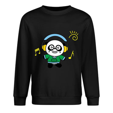 Front Patterned Long Sleeve TopSmooth Feel Sleek