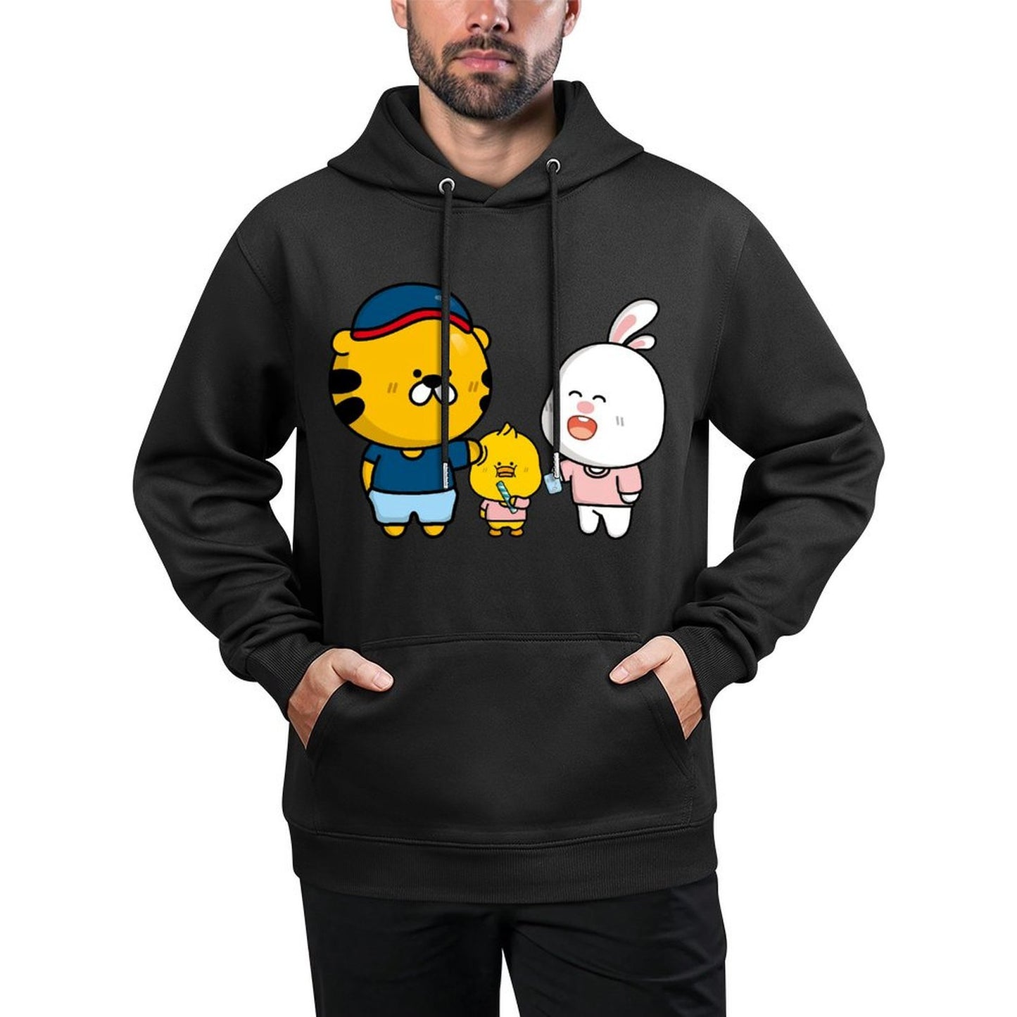 IPBR 250g Hooded Pocket Sweatshirt Front GraphicMen's Hooded  Sweatshirt4001158