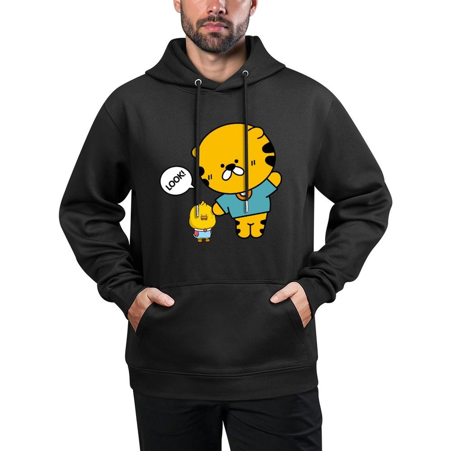 IPBR 250g Hooded Pocket Sweatshirt Front GraphicMen's Hooded  Sweatshirt4000792