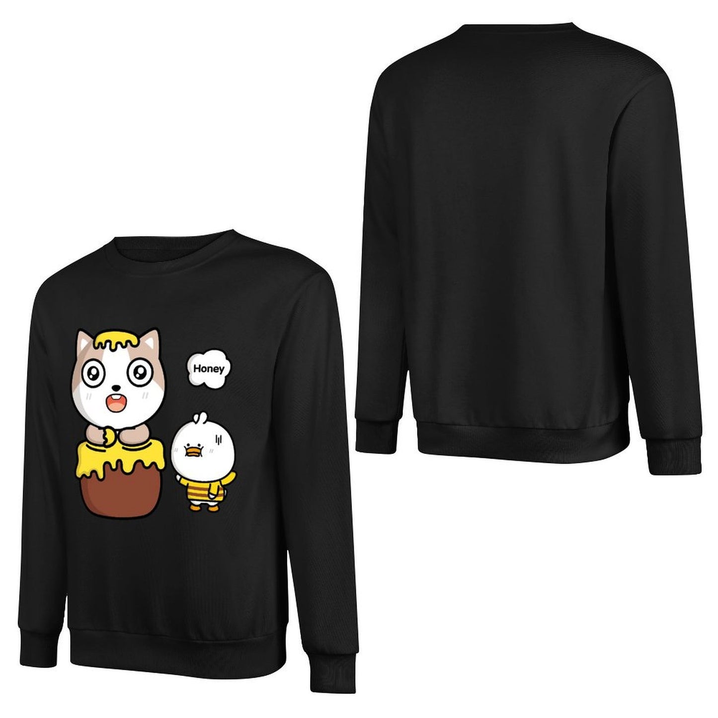 Front Patterned Long Sleeve TopStrong Sport