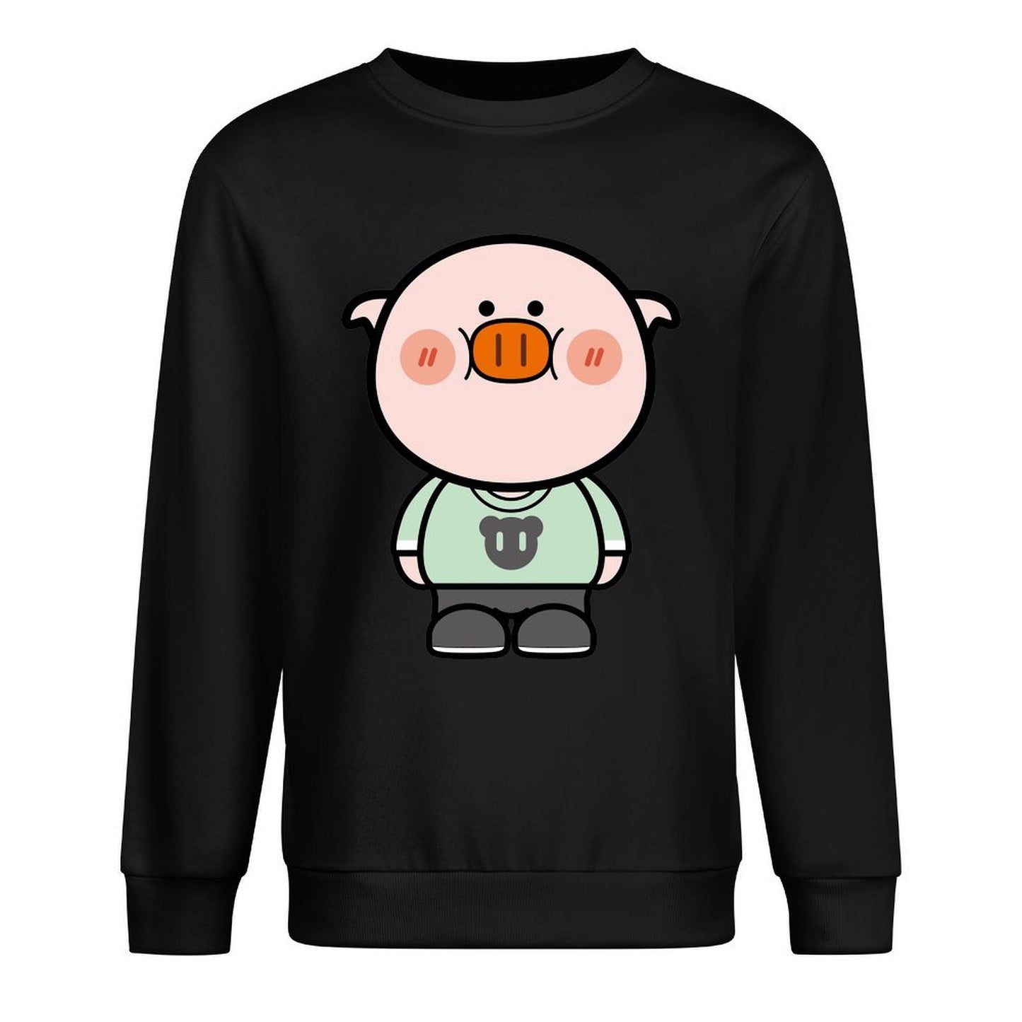 Front Patterned Long Sleeve TopEssential ActiveStyle