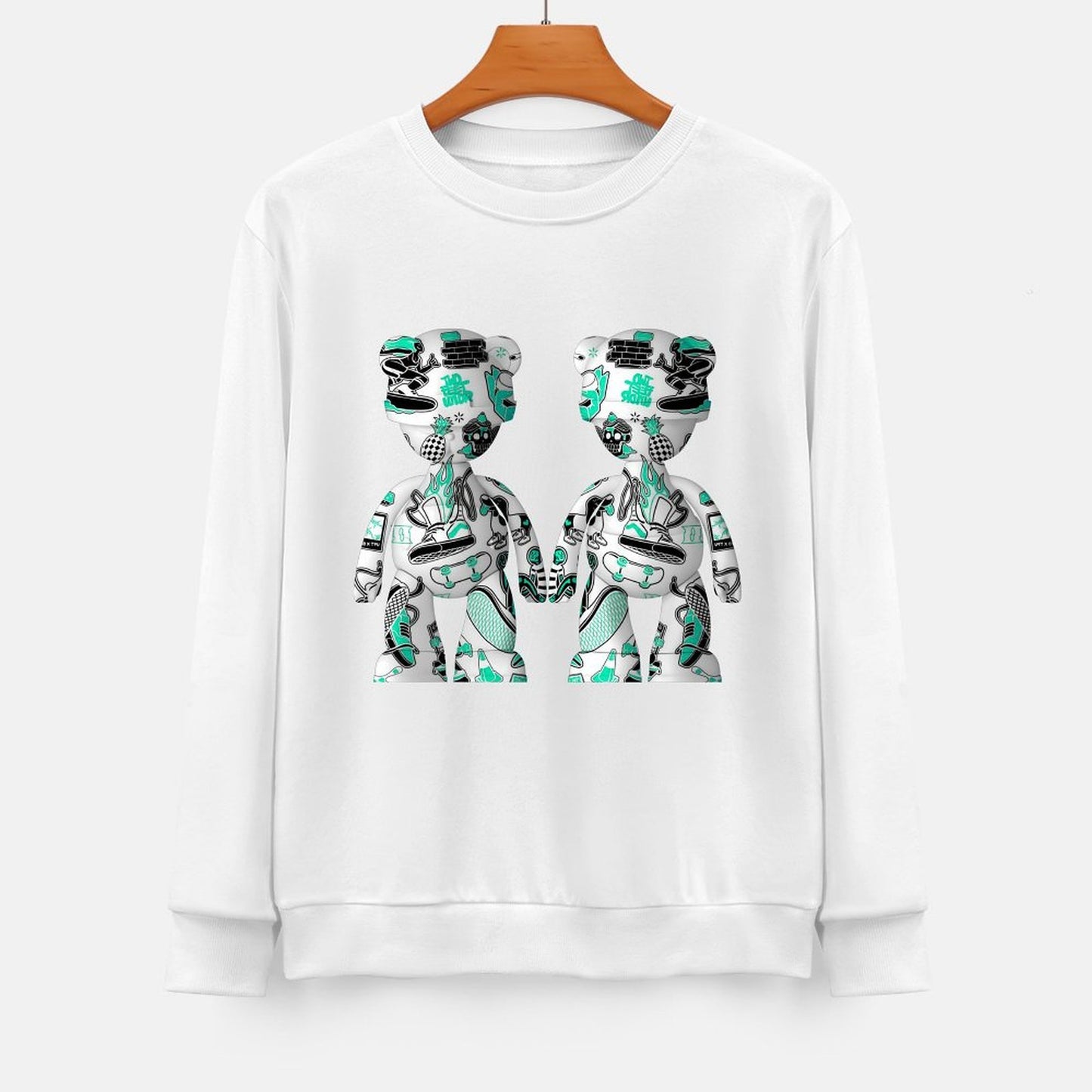 Long Sleeve With Front PatternCotton StreetStyle