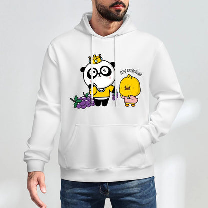 SmoothWear 100% Cotton Front Graphic Hoodies