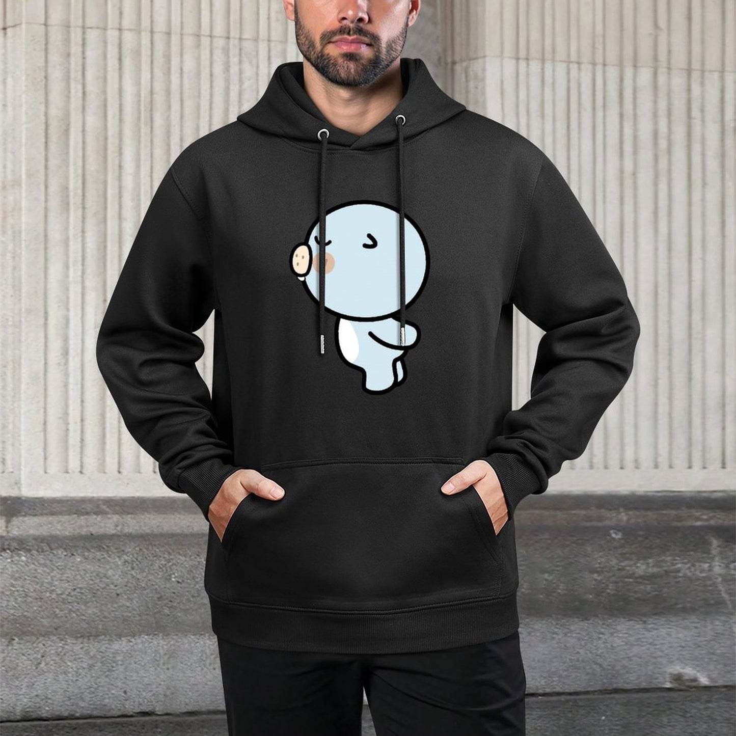 Smooth Feel Long Lasting Front Graphic Hoodies