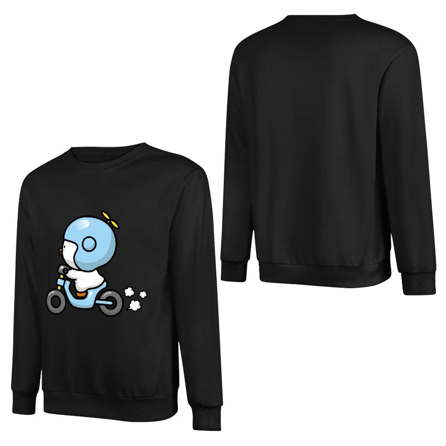 Front Patterned Long Sleeve TopActiveLine Wrinkle-Free