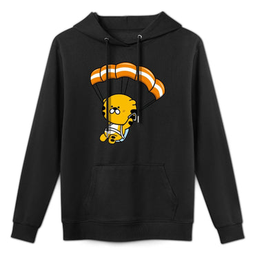 RegularFit Plain Front Graphic Hoodies